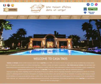 Casataos.net(Riad Casa Taos) Screenshot