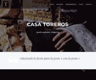 Casatoreros.com(APODERAMIENTO) Screenshot