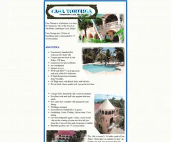 Casatortuga.com(Casa Tortuga Belize Villas) Screenshot