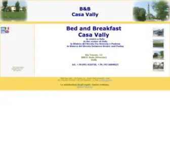Casavally.it(B&b vicino padova Alberghi a dolo Bed and breakfast in riviera del brenta Hotel) Screenshot
