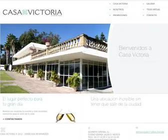 Casavictoria.com.mx(Casa Victoria Eventos) Screenshot