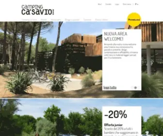 Casavio.com(Camping Ca' Savio) Screenshot