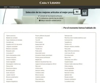 Casaylienzo.es(Casa y Lienzo) Screenshot