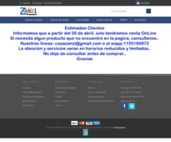 Casazanzi.com.ar(Casa Zanzi) Screenshot