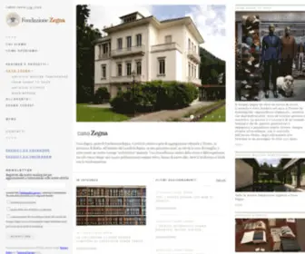 Casazegna.org(Casa Zegna) Screenshot