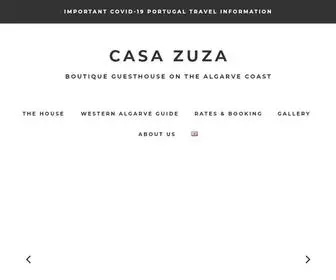 Casazuza.com(Boutique Hotel Western Algarve) Screenshot