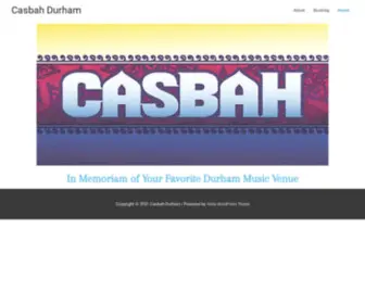 Casbahdurham.com(Calendar) Screenshot