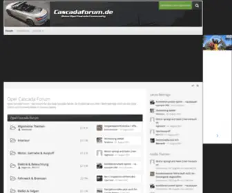 Cascadaforum.de(Opel Cascada Forum) Screenshot