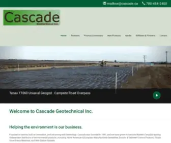 Cascade.ab.ca(Cascade Geotechnical Edmonton) Screenshot