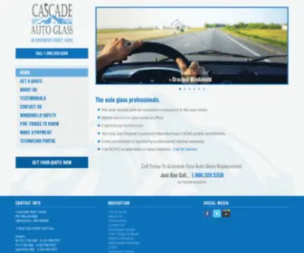 Cascadeautoglass.com(Windshield & Auto Glass Replacement by Cascade Auto Glass) Screenshot