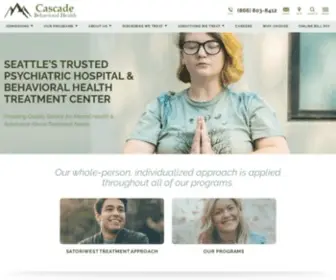 Cascadebh.com(Seattle's Leading Mental Health & Addiction Treatment Center) Screenshot