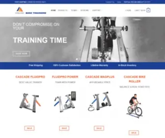 Cascadebiketrainers.com(Indoor Bike Trainers And Rollers) Screenshot