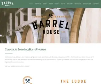 Cascadebrewingbarrelhouse.com(Cascade Brewing Barrel House) Screenshot