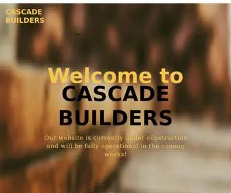 Cascadebuilders.net(Cascade Builders) Screenshot