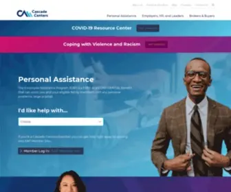Cascadecenter.com(Cascade Centers) Screenshot