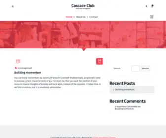 Cascadeclub.org(Contact Support) Screenshot