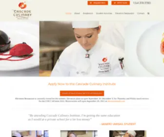 Cascadeculinary.com(Cascade Culinary Institute) Screenshot
