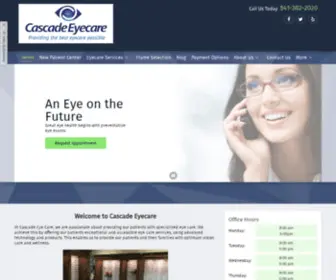 Cascadeeyecare.com(Cascade Eyecare) Screenshot