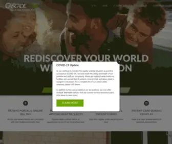 Cascadeeyeskin.com(Cascade Eye and Skin Centers) Screenshot