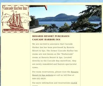 Cascadeharborinn.com(Cascade Harbor Inn) Screenshot