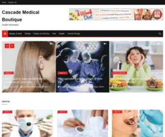 Cascademedicalboutique.com(Health Information) Screenshot