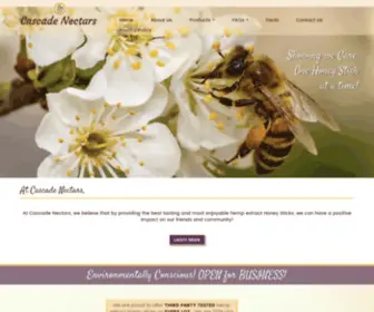 Cascadenectars.com(Cascade Nectars) Screenshot