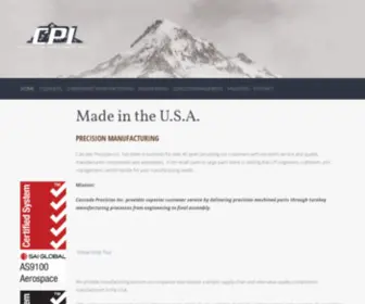 Cascadeprecision.com(Cascade Precision Inc) Screenshot