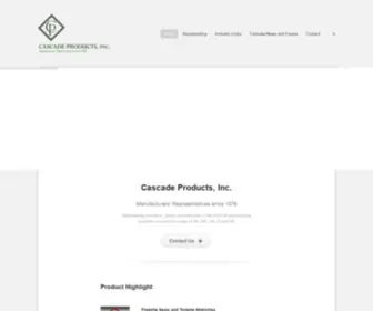 Cascadeproducts.com(Cascade Products) Screenshot