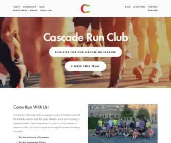 Cascaderunclub.com(Cascade Run Club) Screenshot