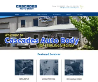 Cascadesautobody.com(Auto Repair Shop in Sterling) Screenshot