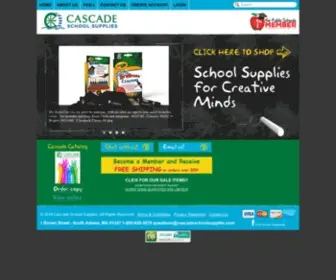 Cascadeschoolsupplies.com(Cascade School Supplies) Screenshot