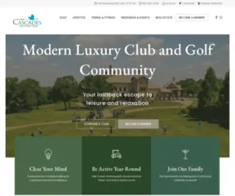 Cascadesoftexas.com(Cascades of Texas Country Club) Screenshot