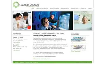 Cascadesolutions.com(Cascade Controls) Screenshot