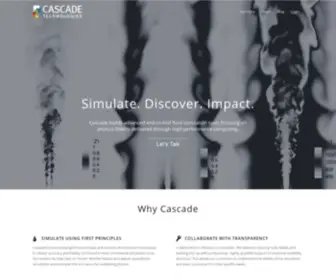 Cascadetechnologies.com(Fluid Simulation Software) Screenshot