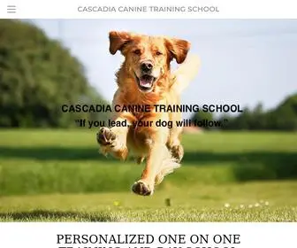 Cascadiak9.com(CASCADIA CANINE TRAINING SCHOOL) Screenshot