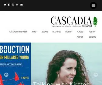 Cascadiamagazine.org(Cascadia Magazine) Screenshot
