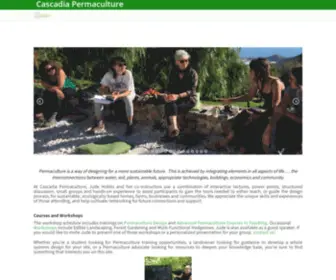 Cascadiapermaculture.com(Front Page) Screenshot