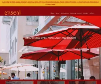 Cascalrestaurant.com(Spirited Pan) Screenshot