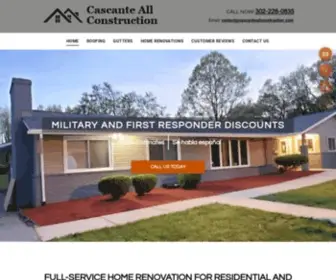 Cascanteallconstruction.com(Remodeling) Screenshot