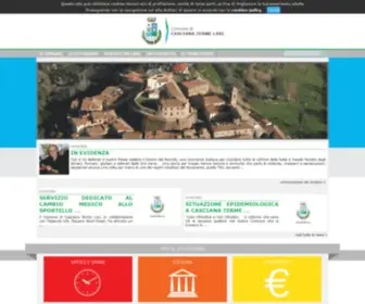 Cascianatermelari.gov.it(Comune di Casciana Terme Lari) Screenshot