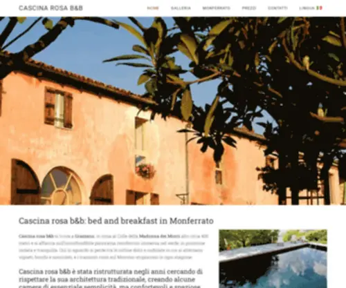 Cascinarosa33.it(CASCINA ROSA Bed & Breakfast) Screenshot