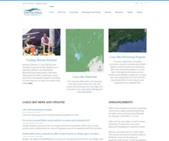 Cascobayestuary.org(Casco Bay Estuary Partnership) Screenshot