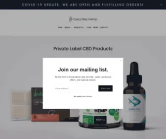 Cascobayhemp.com(CBD Oil Maine) Screenshot