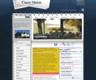 Cascomaine.org(Casco Maine) Screenshot