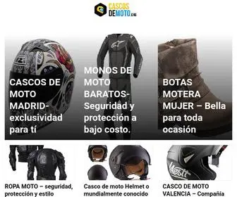 Cascosdemoto.org(Cascos de Moto) Screenshot