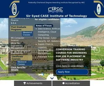 Case.edu.pk(SS CASE IT. Our Objective) Screenshot
