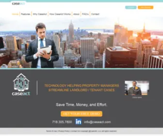 Caseactny.com(Landlord Tenant Case Management Eviction Software) Screenshot