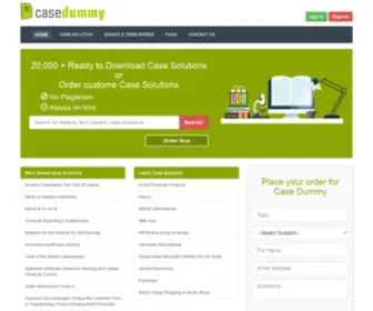 Casedummy.com(Case Solution and Case Analysis) Screenshot