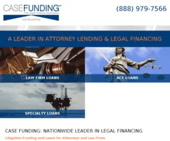 Casefunding.com(Lawsuit Funding) Screenshot