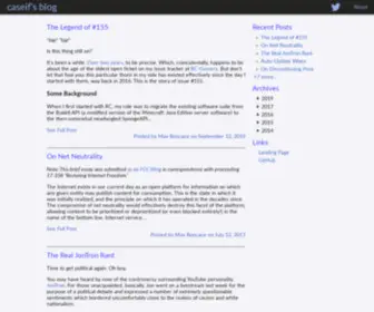 Caseif.blog(Caseif's blog) Screenshot